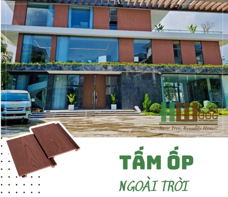 tấm nhựa ốp tường ngoài trời