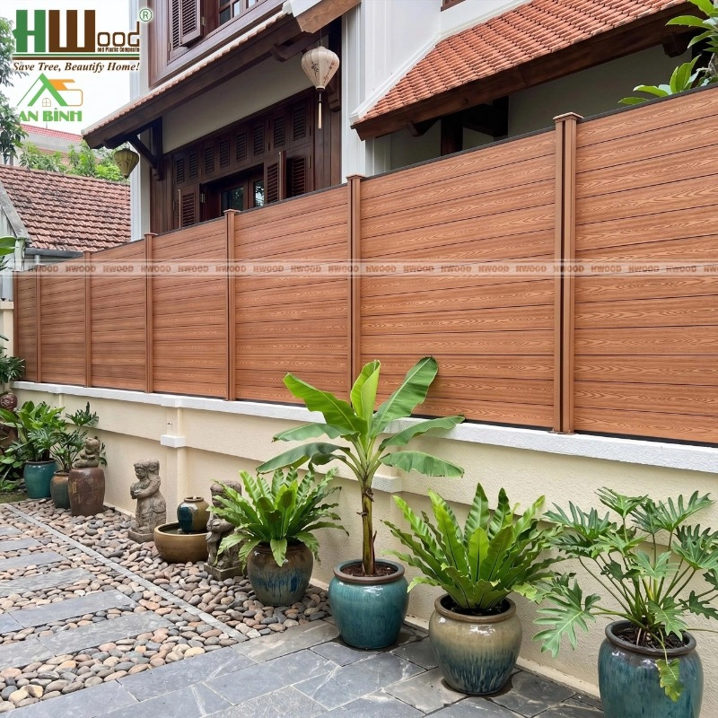 Hàng rào gỗ nhựa