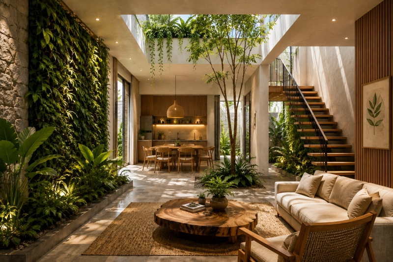 Thiết kế biophilic đưa thiên nhiên thành yếu tố chính trong không gian ngoại thất