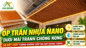 Ốp Trần Nhựa Nano Dưới Mái Tranh Chống Nóng – Sự Kết Hợp Tưởng Không Hợp Mà Hợp Không Tưởng