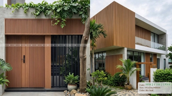Lam sóng gỗ nhựa ngoài trời: Giải pháp ốp tường, ốp trần bền đẹp cho mọi công trình