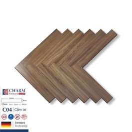 Sàn gỗ xương cá Charm Wood 12mm C04