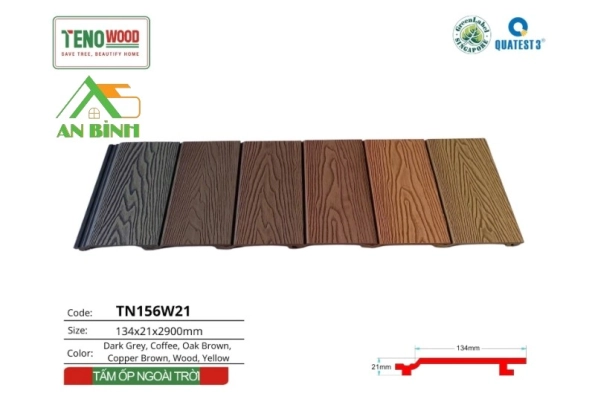 Tấm ốp ngoài trời TN156W21
