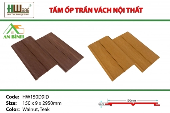 Tấm ốp nội thất HW150D9ID - Gỗ Nhựa An Bình