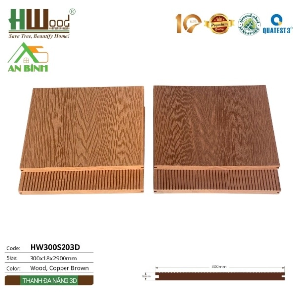 Thanh đa năng 3D HW300S203D