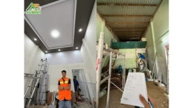 Thi Công Cải Tạo Trần Vách Nhà Cũ 20 Năm Tại Trần Xuân Soạn, Quận 7