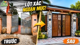 Thi Công Hàng Rào & Cổng Sắt CNC Kết Hợp Gỗ Nhựa Ngoài Trời Tại Thủ Đức