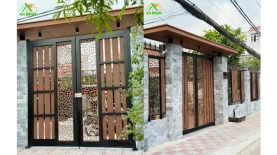 Thi Công Hàng Rào & Cổng Sắt CNC Kết Hợp Gỗ Nhựa Ngoài Trời – Giải Pháp Bền Đẹp, An Toàn Tại Thủ Đức