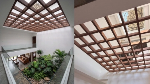Thi Công Giàn Lam Gỗ Nhựa Khu Vực Giếng Trời Tại Quận 3 TP.HCM