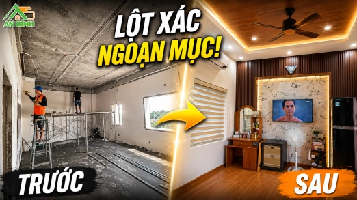 Thi Công Ốp Vách Tivi Và Vách Đầu Giường Phòng Ngủ Tại Bình Thạnh Đẹp Hiện Đại