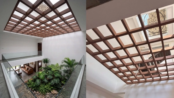 Thi Công Giàn Lam Gỗ Nhựa Giếng Trời Quận 3 Đẹp Hiện Đại