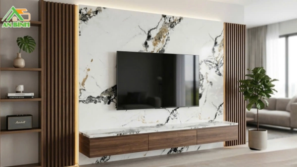 Thi công ốp tường nhựa nội thất – Đẹp, bền, thi công nhanh